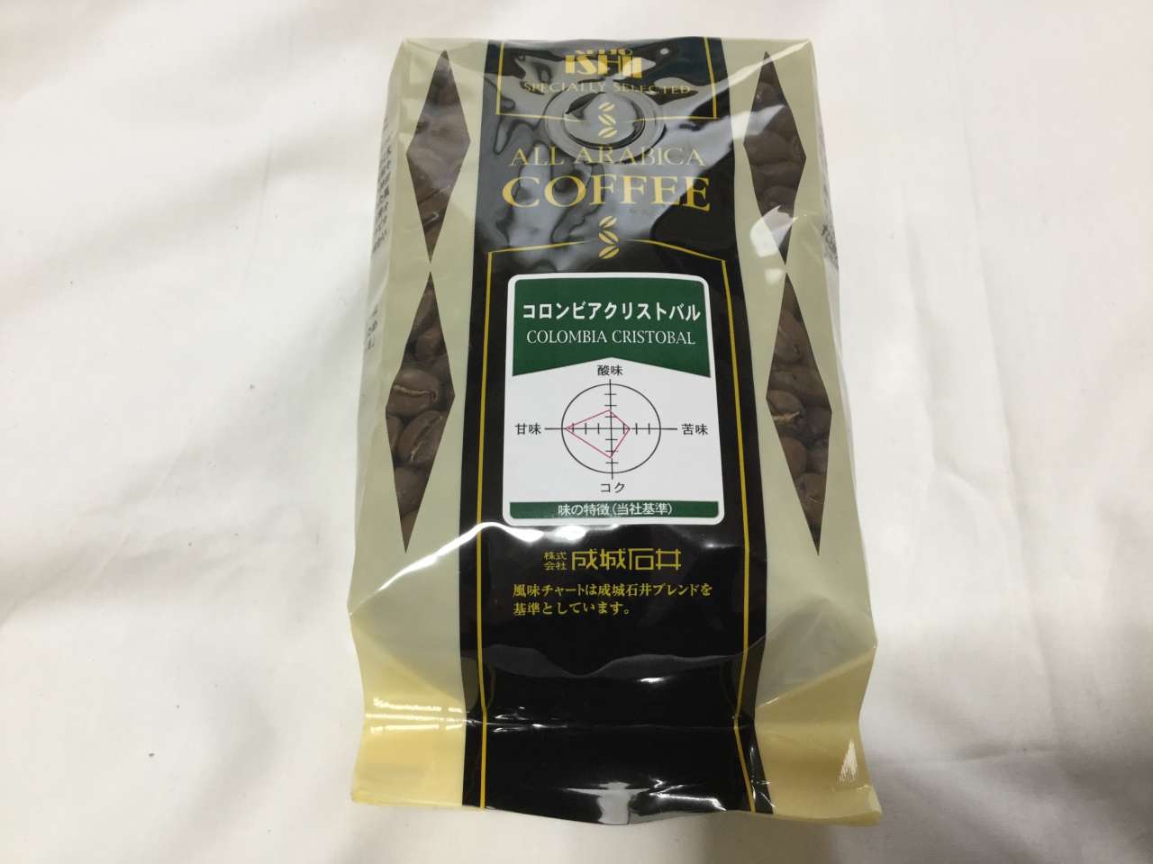 [コーヒー豆]成城石井 コロンビアクリストバル レビュー