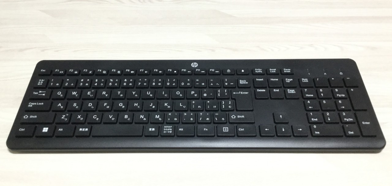HP純正最高！右Shiftキー問題解決法付きHP 230 ワイヤレスキーボードレビュー