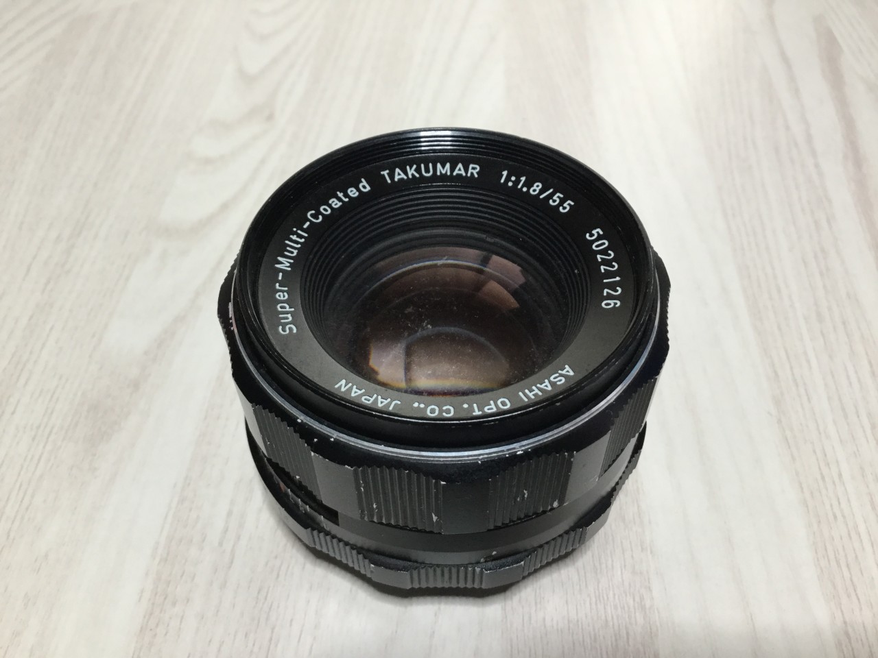 【カビレンズ】分解清掃 PENTAX Super-Muliti-Coated TAKUMAR 55mm F1.8